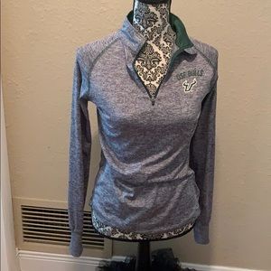 USF quarter zipper jacket